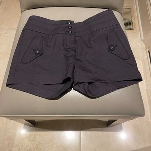 Bebe Shorts Black Charcoal Size 0